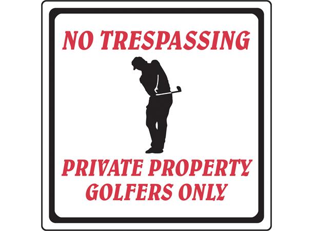12" x 12" Aluminum Sign-No Trespassing Private Property SG10315